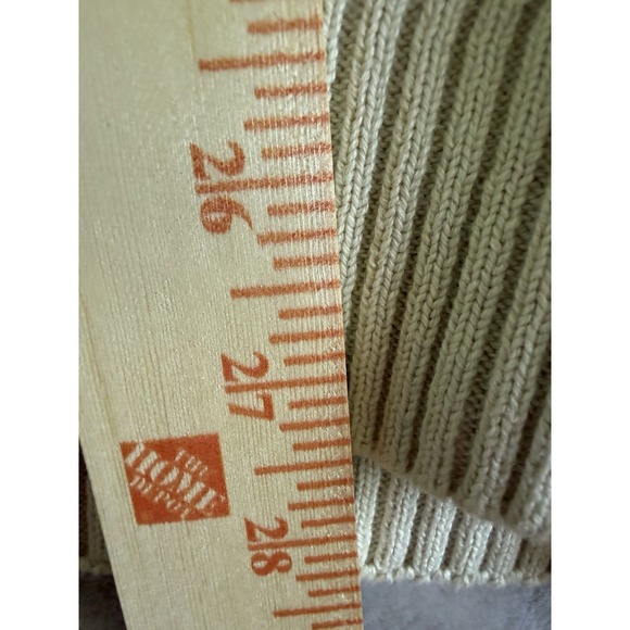 Vintage Sweater Vest Men XL Cream V Neck Carolina Traders Preppy Grandpa - Picture 6 of 6